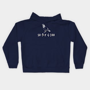 stay coo pigeon Kids Hoodie